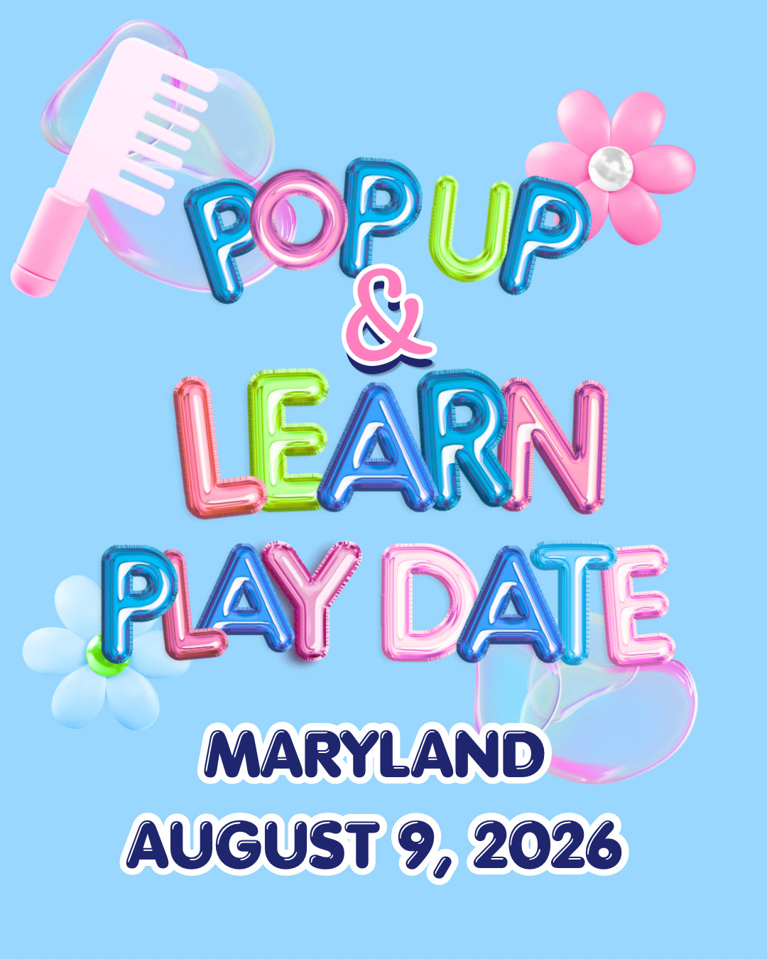 Reagan Sanai Pop-Up & Learn Playdate (Maryland)