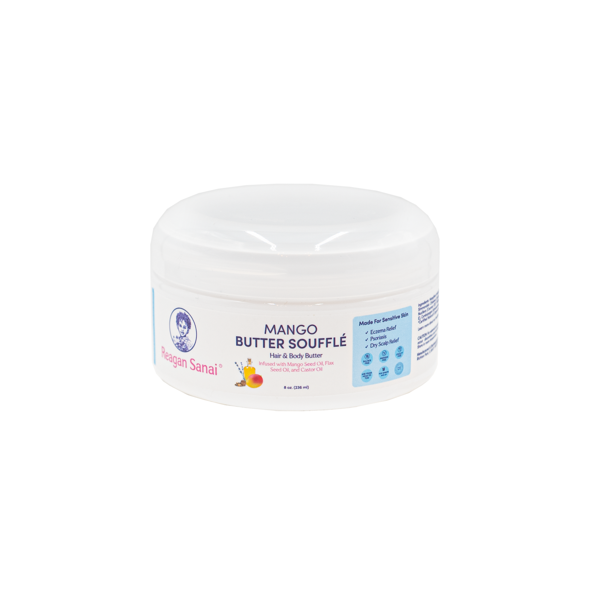 Reagan Sanai Mango Butter Soufflé hair and body butter for sensitive skin